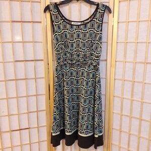 Studio I Boho Sleeveless Gathered Waist Dress 4P